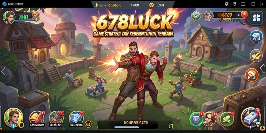 Menampilkan aksi seru dalam pertempuran 678LUCK.