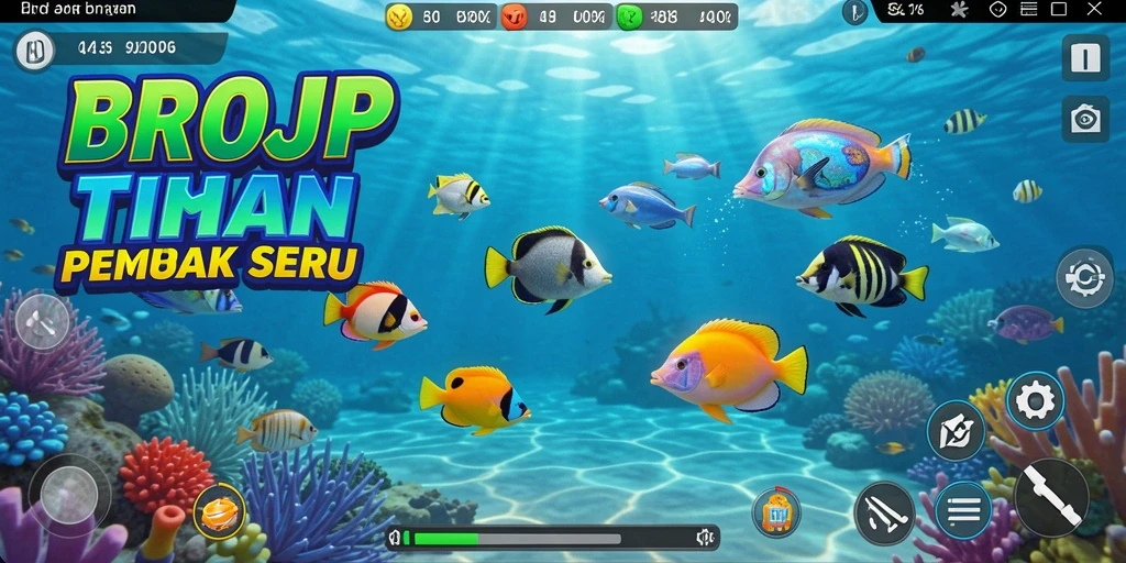 Gameplay seru menangkap ikan di BROJP.