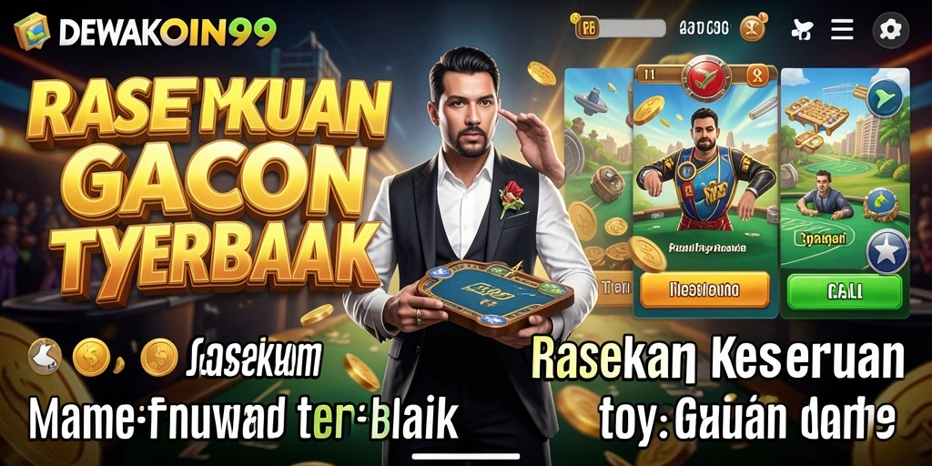 Screenshot utama DEWAKOIN99 yang menunjukkan gameplay Tycoon yang seru.