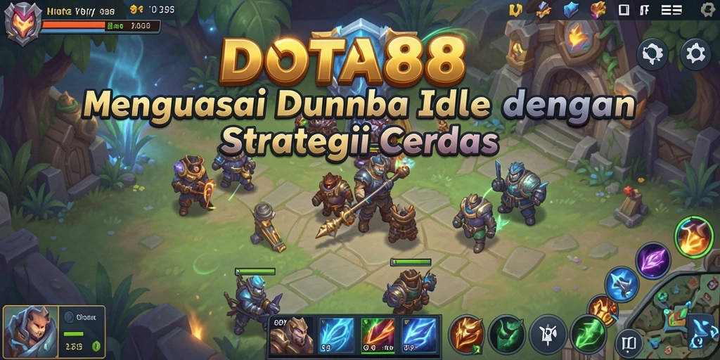 Tampilan gameplay DOTA88 dengan strategi Idle yang menarik.