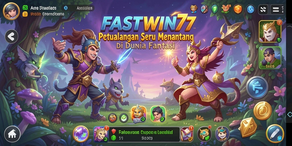 Tangkapan layar gameplay FASTWIN77 yang menunjukkan petualangan seru.