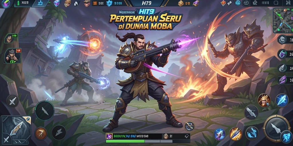 Gameplay seru dan strategis di <strong>HIT9</strong>, penuh aksi dan kerjasama tim.