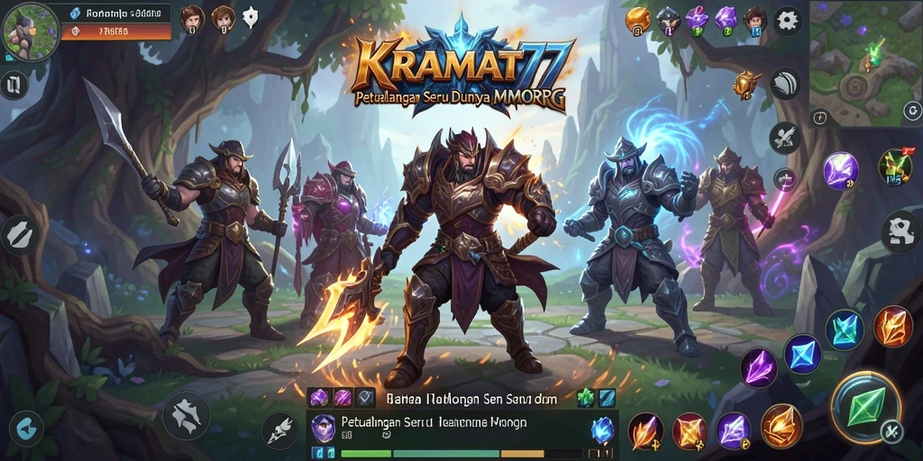 Tampilan menarik dari gameplay KRAMAT77 dalam dunia MMORPG yang mendebarkan.