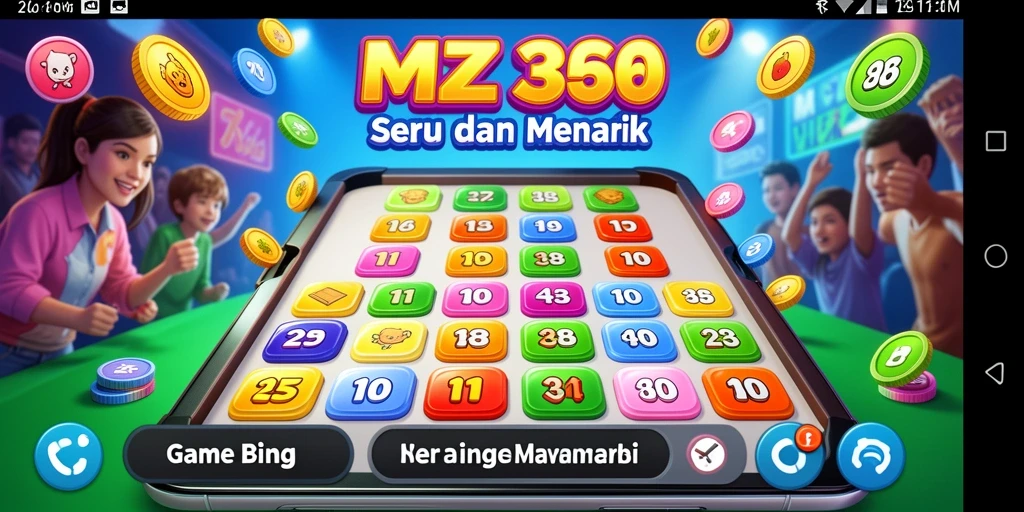 Tampilan gameplay seru dalam MZ356 Bingo.