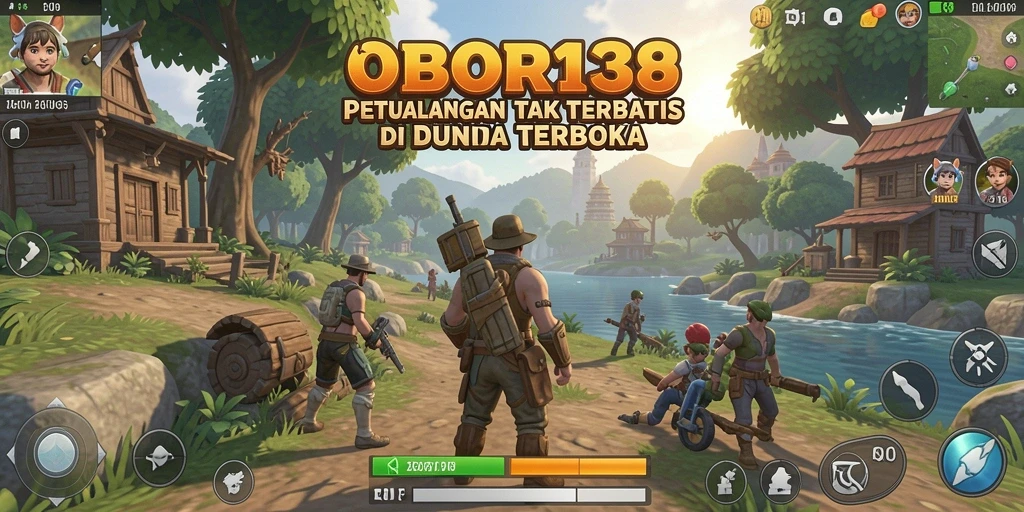 Screenshot OBOR138 menampilkan pengalaman eksplorasi game Open World yang mendalam.