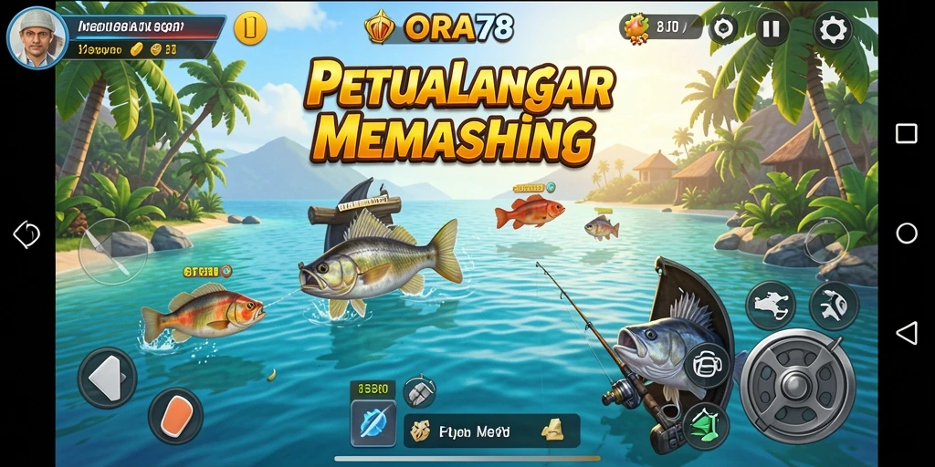 Gameplay menarik ORA78 dengan suasana memancing yang menakjubkan.
