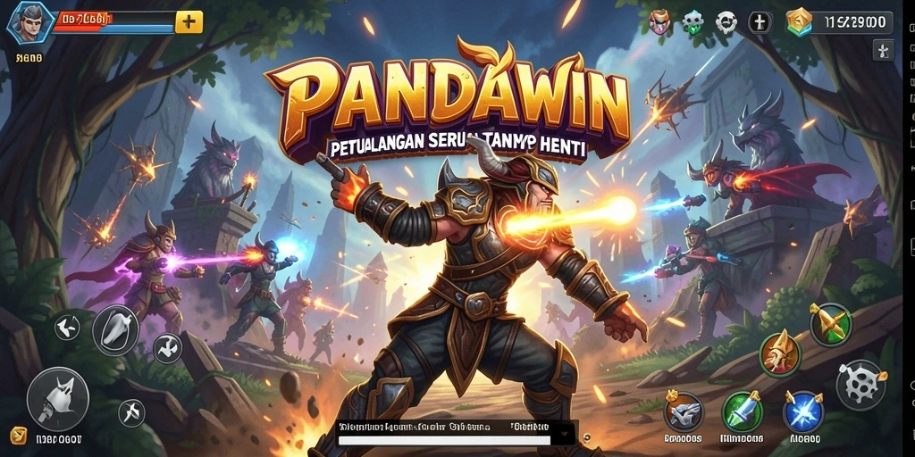 Tampilan gameplay action yang menegangkan dan dinamis.