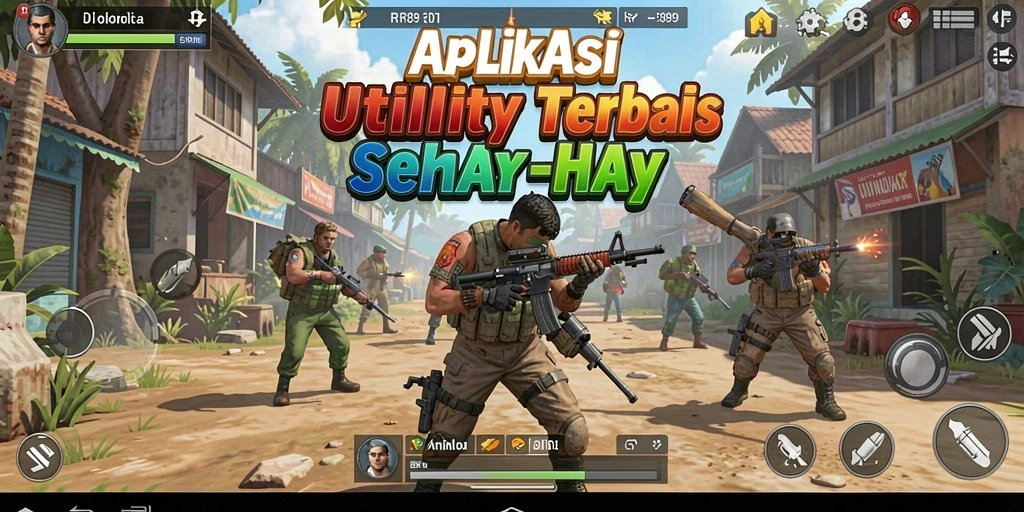Tampilan antarmuka aplikasi RR89 dengan fitur-fitur Utility.