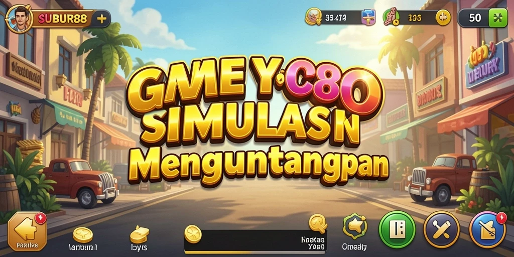 Screenshot gameplay SUBUR88 yang menunjukkan manajemen bisnis Tycoon.