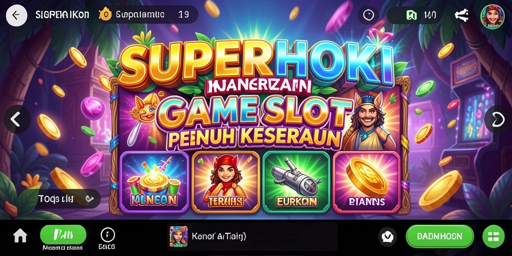 Gameplay menarik dari SUPERHOKI dengan grafis yang memukau.