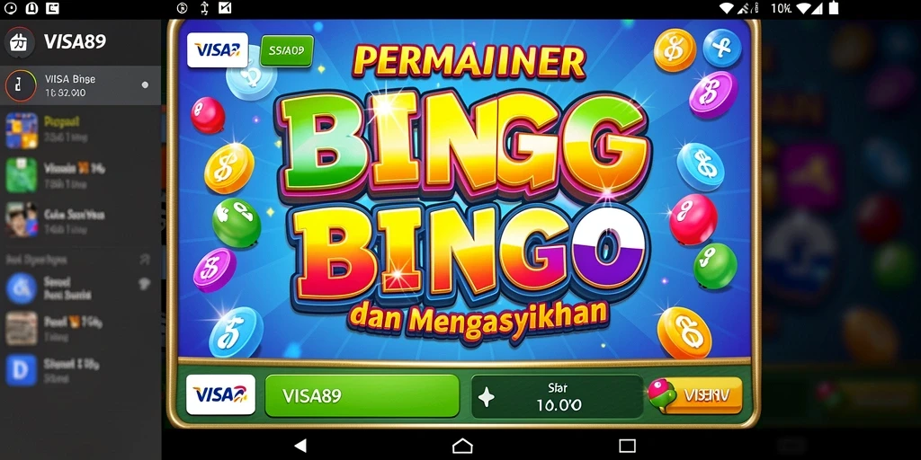 Tampilan menarik dari gameplay Bingo di VISA89.