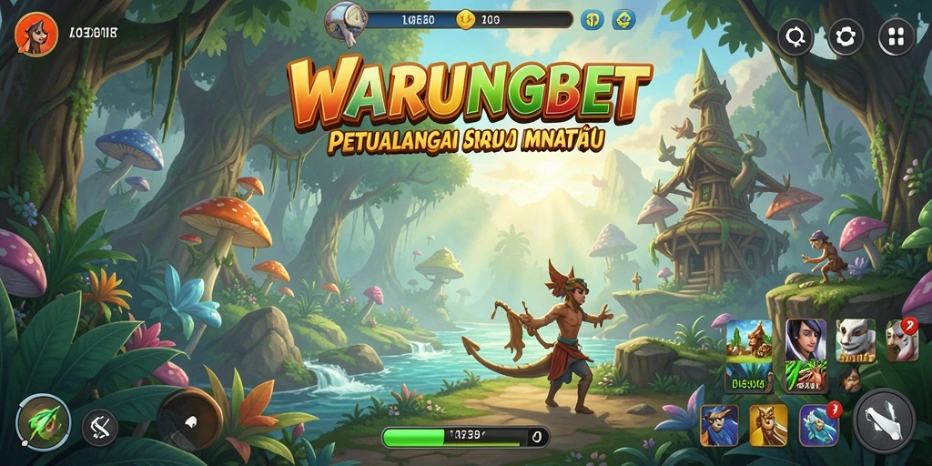 Tangkapan layar gameplay WARUNGBET yang menampilkan aksi petualangan seru.